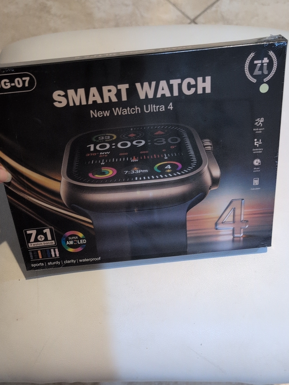 NIB New Watch Ultra 4 Smart Watch Combo - 7 In 1 Bands Set